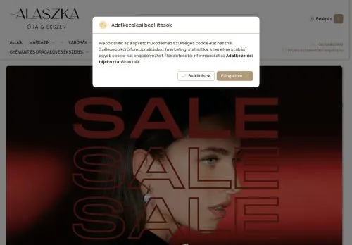 Screenshot of alaszkaekszercampona.hu