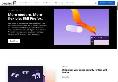 Screenshot of blog.mozilla.org