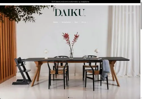 Screenshot of daiku.dk