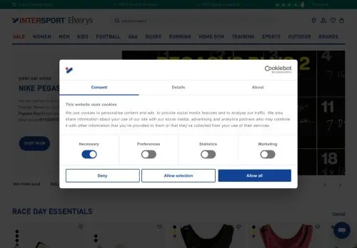 Screenshot of elverys.ie
