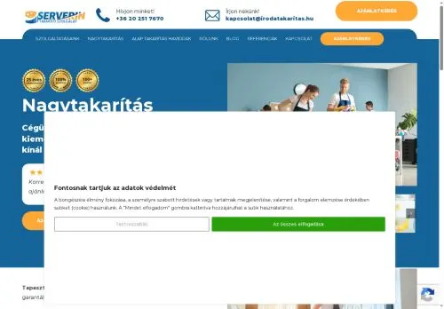 Nagytakarítás - Irodatakarítás, napi takarítás, heti takarítás