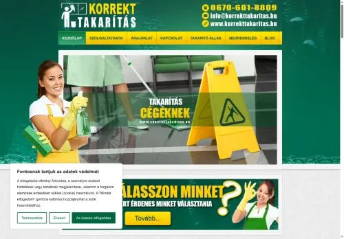 Korrekt takarítás - takarítócég Budapest és Pest megye