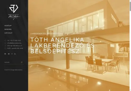 Tóth Angelika lakberendező és belsőépítész