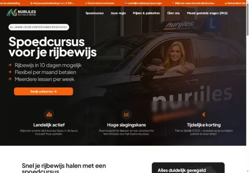 Spoedcursus Autorijles in 10 Dagen | Nurijles.nl