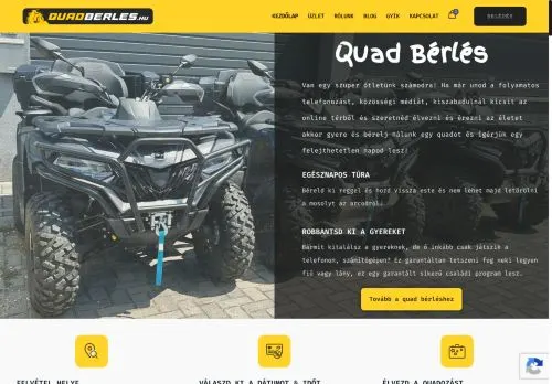 Quad bérlés - Dunakeszi, Pest megye