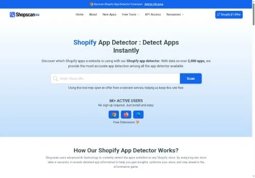 Screenshot of shopscan.app