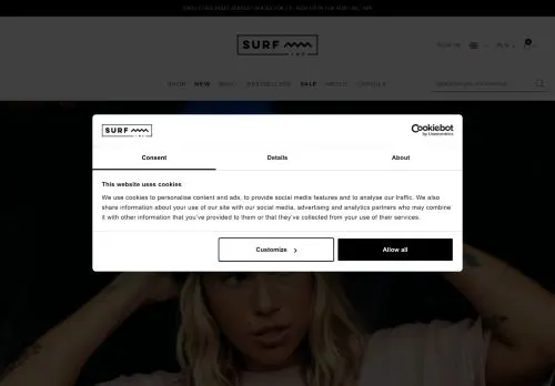 Screenshot of surf.inc