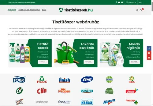 Tisztítószer webáruház