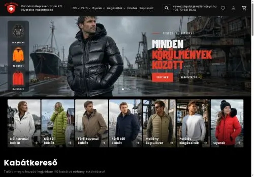 Screenshot of wellensteyn.hu