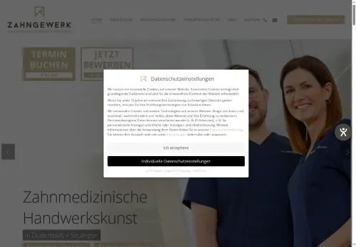 ZAHNGEWERK | Ihr Zahnarzt in Duderstadt & Seulingen