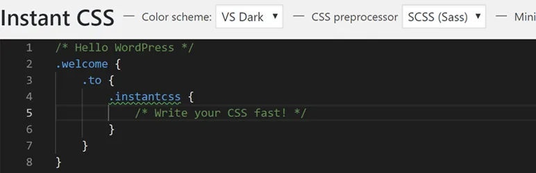 Instant CSS