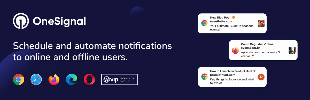 OneSignal – Web Push Notifications