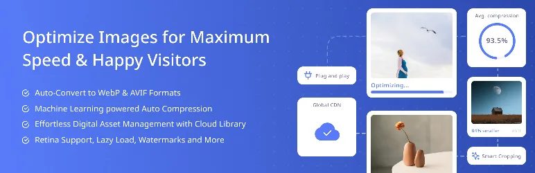 Optimole – Optimize Images | Convert WebP & AVIF | CDN & Lazy Load | Image Optimization
