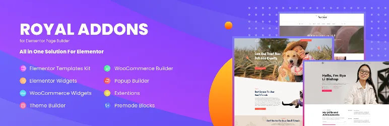 Royal Addons for Elementor – Addons and Templates Kit for Elementor