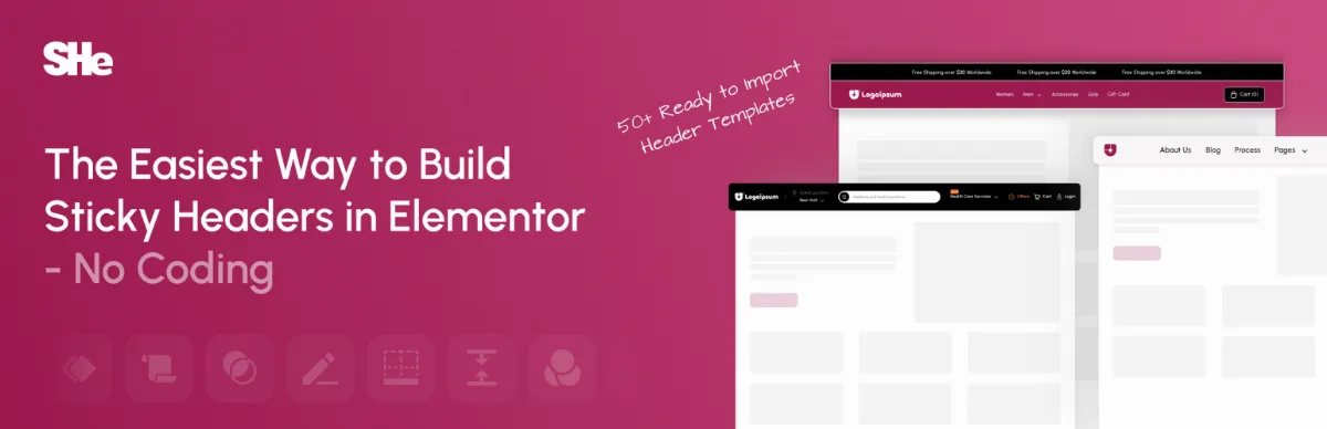 Sticky Header Effects for Elementor