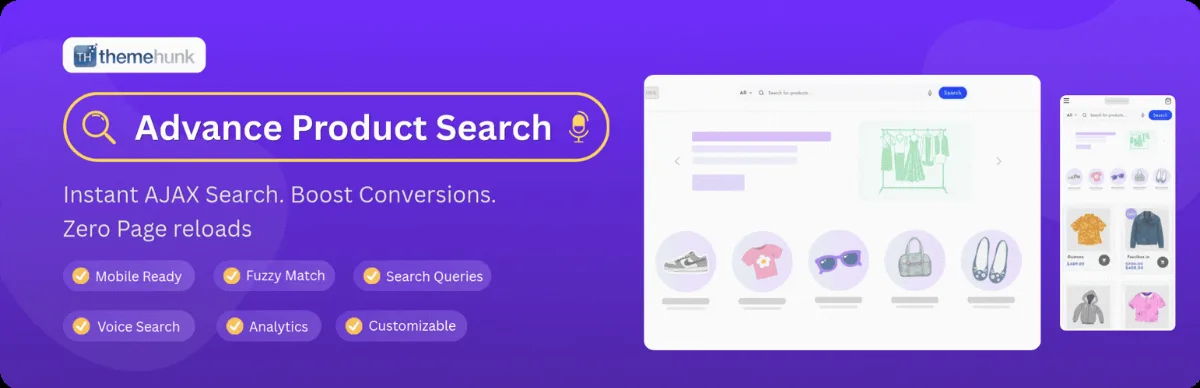 Advance Product Search- Voice & Ajax Search for WooCommerce