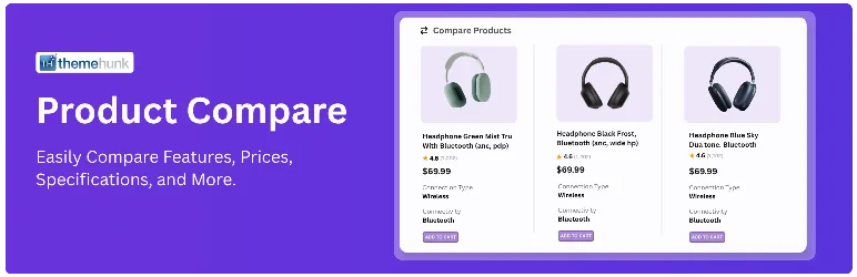 ThemeHunk Product Compare for WooCommerce