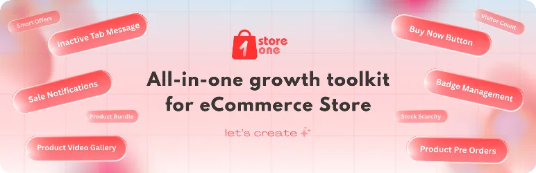 Store One – BOGO, Sales Notification, Sticky Add to Cart & Buy Now for WooCommerce