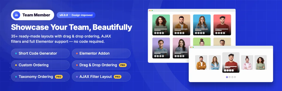 Team – Team Members Showcase Plugin