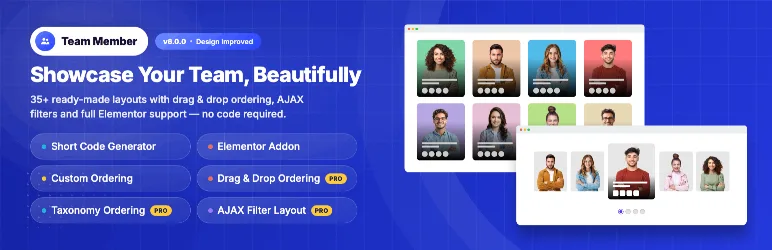 Team – Team Members Showcase Plugin