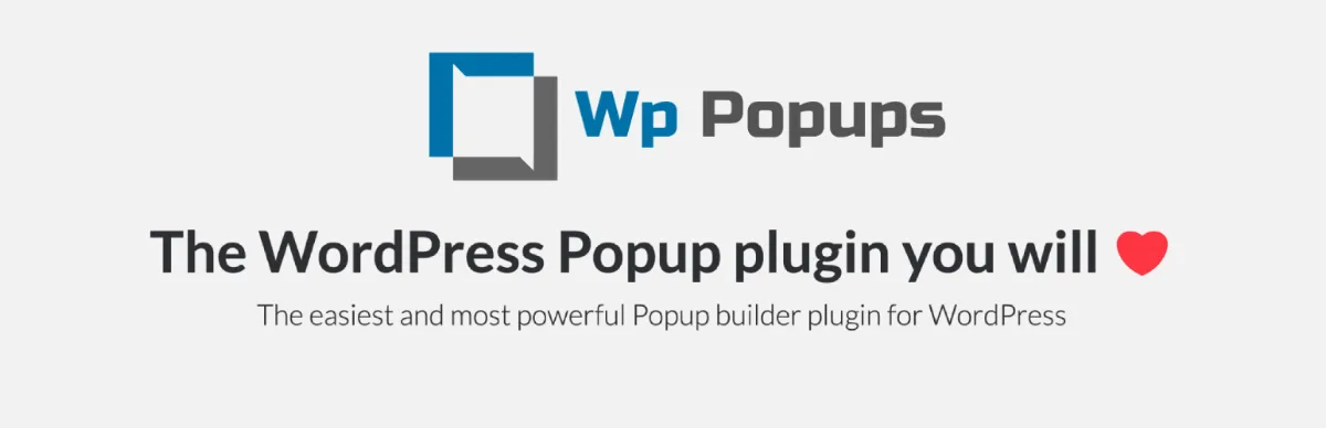 WP Popups – WordPress Popup builder