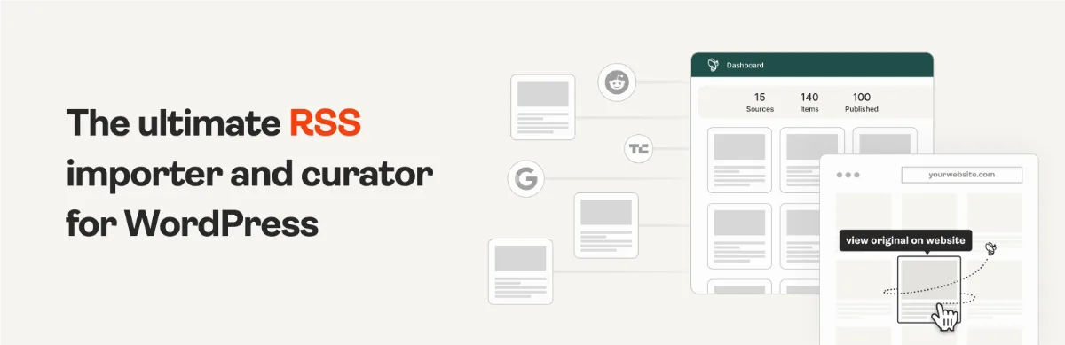 WP RSS Aggregator – RSS Import, Feed to Post, Autoblogging, AI Content