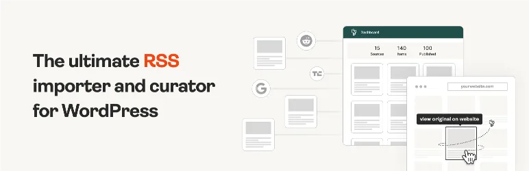 WP RSS Aggregator – RSS Import, Feed to Post, Autoblogging, AI Content