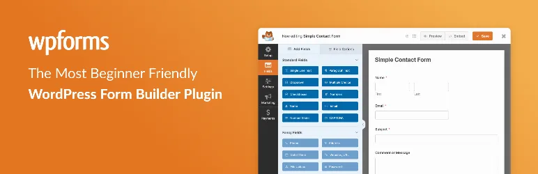 WPForms – AI Form Builder for WordPress – Contact Forms, Payment Forms, Survey Form, Quiz & More
